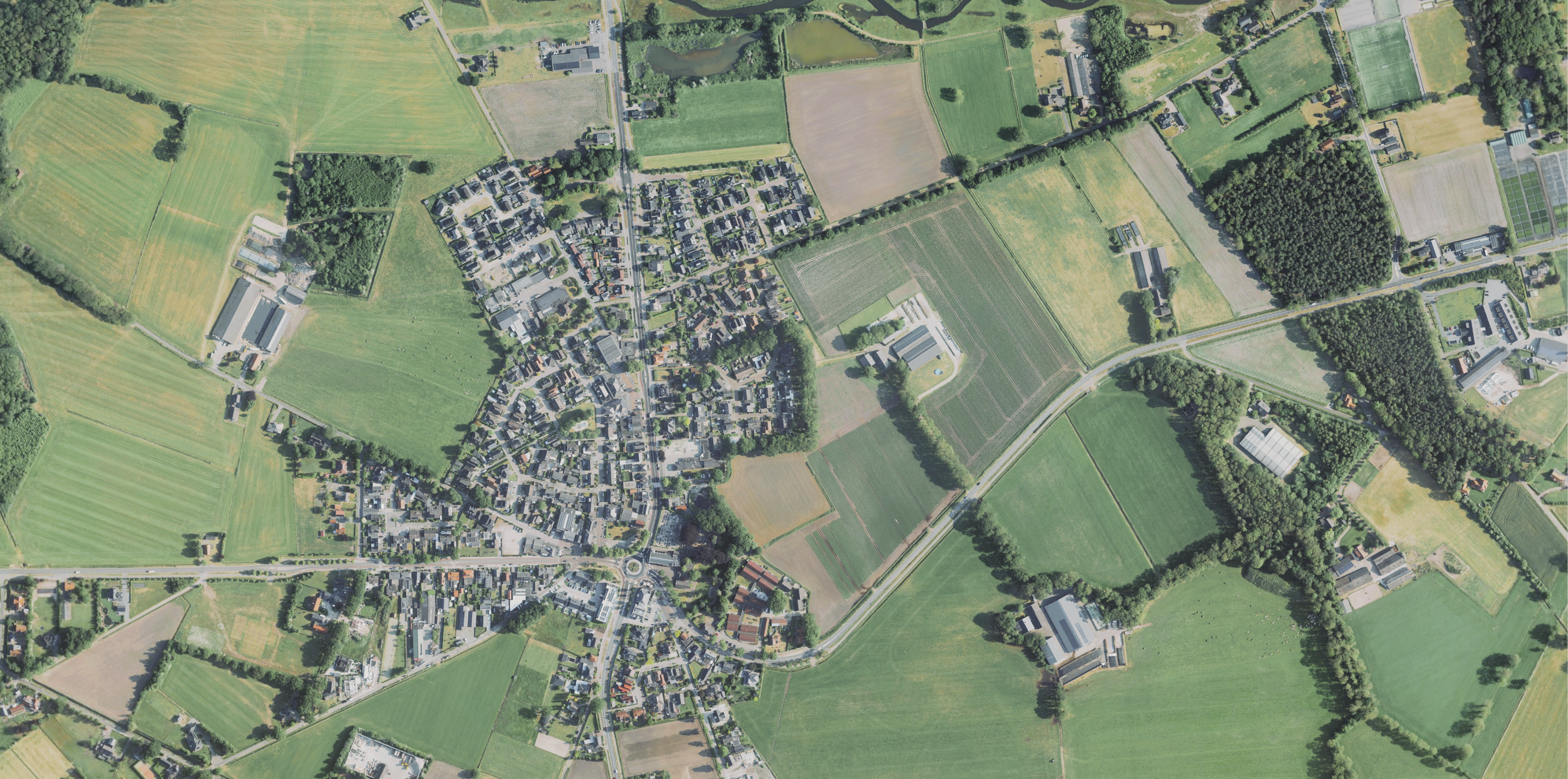 Bornerbroek van bovenaf